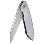 Ніж складаний туристичний Ruike P831S-SA, (8.5 см) 14C28N / 3cr14n сірий