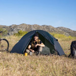 Намет надлегкий одномісний  з футпринтом Naturehike Cycling 1 NH18A095-D, 210T, темний синій