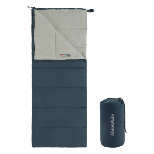 Спальний мішок Naturehike F150 NH22MSD05, правий, темно-блакитний