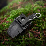 Ніж фіксований туристичний Ruike FS68, (8.6 см) 14C28N / G10 чорний