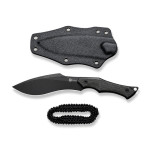 Ніж фіксований тактичний Civivi Vaquita II, (8.1 см) Nitro-V / Micarta чорний