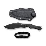 Ніж фіксований тактичний Civivi Vaquita II, (8.1 см) Nitro-V / Micarta чорний