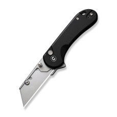 Ніж трапеція складаний кишеньковий Civivi Elementum Utility, (5.8 см) 6Cr13 / Aluminum чорний