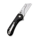 Ніж трапеція складаний кишеньковий Civivi Elementum Utility, (5.8 см) 6Cr13 / Aluminum чорний