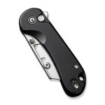 Ніж трапеція складаний кишеньковий Civivi Elementum Utility, (5.8 см) 6Cr13 / Aluminum чорний