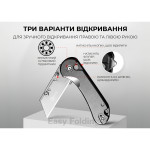 Ніж трапеція складаний кишеньковий Civivi Elementum Utility, (5.8 см) 6Cr13 / Aluminum сірий