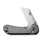 Ніж трапеція складаний кишеньковий Civivi Elementum Utility, (5.8 см) 6Cr13 / Aluminum сірий
