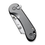 Ніж трапеція складаний кишеньковий Civivi Elementum Utility, (5.8 см) 6Cr13 / Aluminum сірий