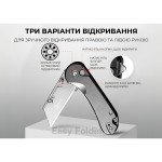 Ніж трапеція складаний кишеньковий Civivi Elementum Utility, (5.8 см) 6Cr13 / Aluminum сірий