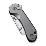 Ніж трапеція складаний кишеньковий Civivi Elementum Utility, (5.8 см) 6Cr13 / Aluminum сірий