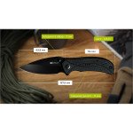 Ніж складаний туристичний Sencut Hyrax, (8.4 см) 9Cr18MoV / G10 чорний