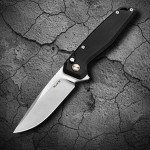 Ніж складаний туристичний Ruike P873-MB, (8.8 см)14C28N / G10 чорний