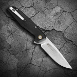 Ніж складаний туристичний Ruike P873-MB, (8.8 см)14C28N / G10 чорний