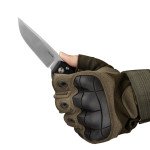 Ніж складаний туристичний Ruike P873-MB, (8.8 см)14C28N / G10 чорний