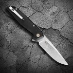 Ніж складаний туристичний Ruike P873-MB, (8.8 см)14C28N / G10 чорний
