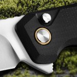 Ніж складаний туристичний Ruike P873-MB, (8.8 см)14C28N / G10 чорний