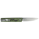 Ніж складаний туристичний Ruike P878-AG, (8.7 см) 14C28N / 6063Aluminum зелений