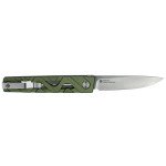 Ніж складаний туристичний Ruike P878-AG, (8.7 см) 14C28N / 6063Aluminum зелений