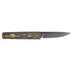 Ніж складаний туристичний Ruike P878-AK, (8.7 см) 14C28N / 6063Aluminum сірий