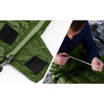 Спальний мішок з натуральним пухом Naturehike CWM295 CNK2300SD013, зелений