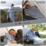 Спальний мішок - подушка Naturehike CNK2300SD022, світло-сірий