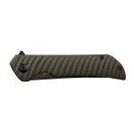Ніж складаний туристичний Ruike P122-MB, (9.2 см) 14C28N / мікарта коричневий