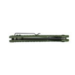 Ніж складаний туристичний Ruike P122-MG, (9.2 см) 14C28N / мікарта темно-зелений