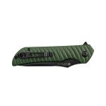 Ніж складаний туристичний Ruike P123-MG, (9.2 см) 14C28N / мікарта темно-зелений