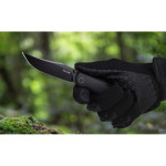 Ніж складаний туристичний Ruike P882-B, (8.5 см) 12С27 /  G10 чорний