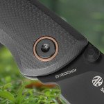 Ніж складаний туристичний Ruike P882-B, (8.5 см) 12С27 /  G10 чорний