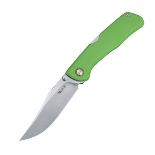 Ніж складаний туристичний Ruike P882-G, (8.5 см) 12C27 / G10 зелений