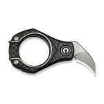 Ніж складаний кишеньковий Civivi Pyrus, (1.6 см) 14C28N / Carbon Fiber темно-сірий