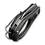 Ніж складаний кишеньковий Civivi Pyrus, (1.6 см) 14C28N / Carbon Fiber темно-сірий