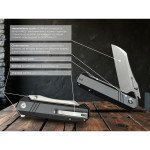 Ніж складаний туристичний Sencut Draxor, (9.4 см) 9Cr18MoV / G10 сірий