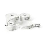 Чайник з керамічним антипригарним покриттям Naturehike CNK2450CF013 0,8 л, алюміній, білий