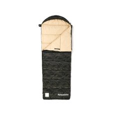 Спальний мішок з капюшоном Naturehike M320 CNK2350WS023, зелений камуфляж, лівий