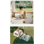 Килимок для пікніка водостійкий Naturehike CNK2350WS010, 210x240 см, світло-салатовий з принтом