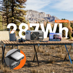 Портативна зарядна станція Litheli FLINT В288, 300Вт, 287 Вт·год + 2 Power Bank