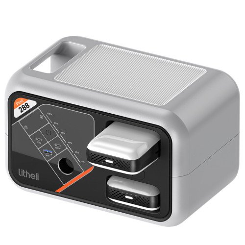 Портативна зарядна станція Litheli FLINT В288, 300Вт, 287 Вт·год + 2 Power Bank
