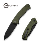 Ніж складаний туристичний Civivi Placoid, (9.3 см) 14C28N / G10 темно-зелений