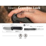Ніж складаний кишеньковий Civivi Yonder, (7.3 см) 14C28N / Micarta темно-сірий