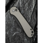 Ніж складаний кишеньковий Civivi Elementum II, (7.5 см) Nitro-V / Aluminum сірий