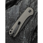 Ніж складаний кишеньковий Civivi Elementum II, (7.5 см) Nitro-V / Aluminum сірий