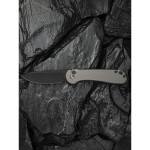 Ніж складаний кишеньковий Civivi Elementum II, (7.5 см) Nitro-V / Aluminum сірий