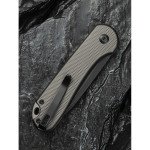 Ніж складаний кишеньковий Civivi Elementum II, (7.5 см) Nitro-V / Aluminum сірий