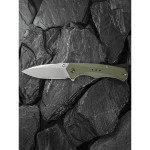 Ніж складаний туристичний Civivi Photonix, (9.4 см) 14C28N / G10 темно-зелений