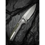 Ніж складаний туристичний Civivi Sentinel Strike II, (9.4 см) Nitro-V / Aluminum & FRN темно-зелений