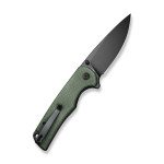 Ніж складаний туристичний Sencut Praktisk, (9.1 см) 9Cr18MoV / Micarta темно-зелений