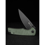 Ніж складаний туристичний Sencut Praktisk, (9.1 см) 9Cr18MoV / Micarta темно-зелений