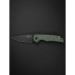 Ніж складаний туристичний Sencut Praktisk, (9.1 см) 9Cr18MoV / Micarta темно-зелений